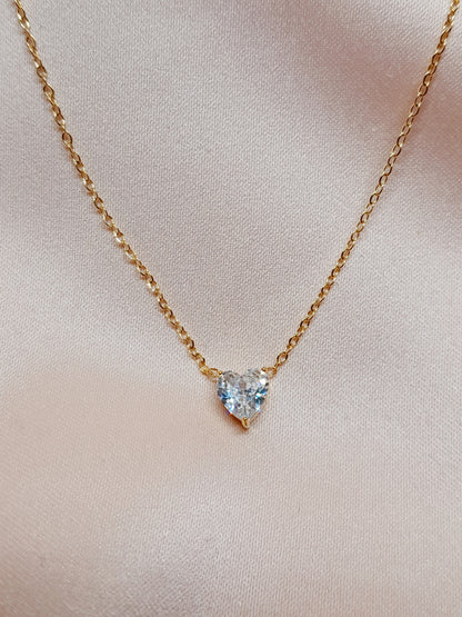 Collier + bracelet cœur -  Mymycréation 