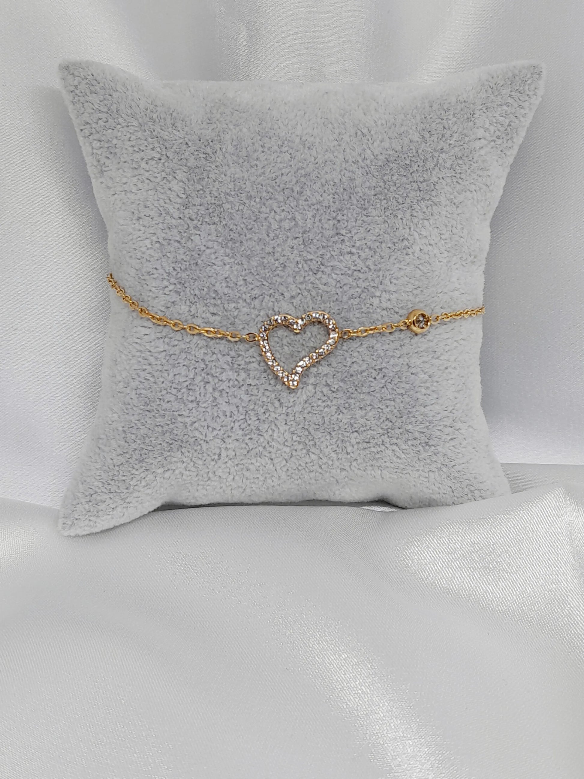 Bracelet cœur Yalena -  Mymycréation 